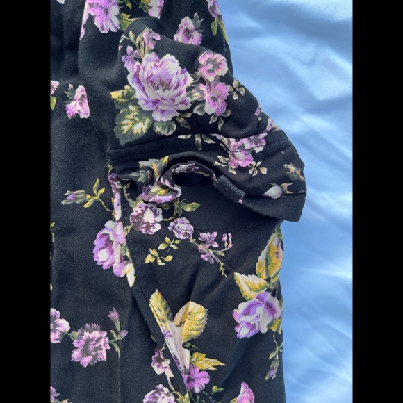Floral Black Jumpsuit - Picture 11 of 14